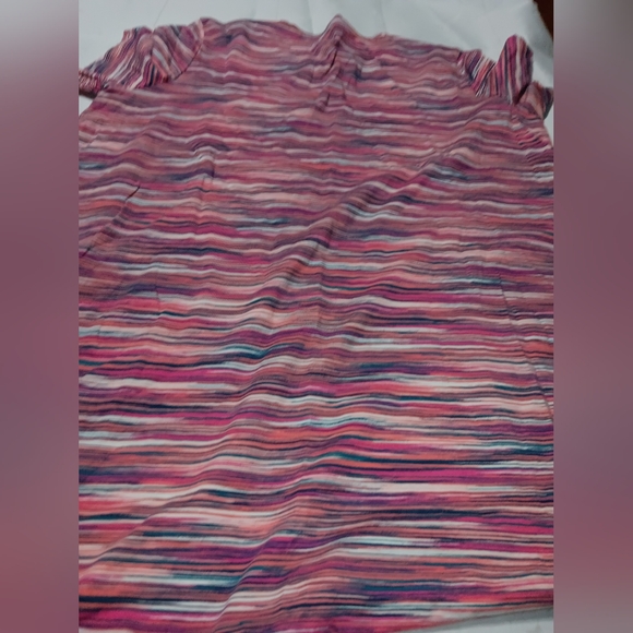 Lands Emd Striped Pink Women's Top - Picture 1 of 8